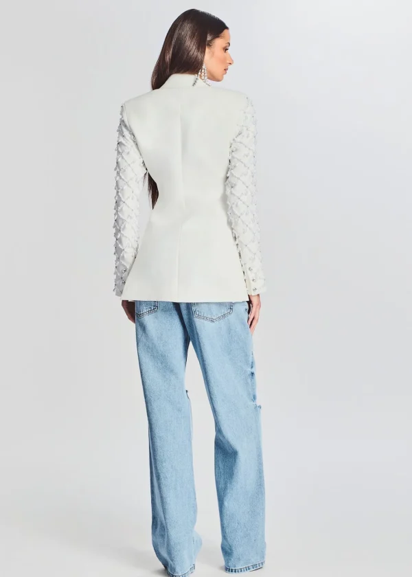 Bachelorette Party*Retrofete Bentley Blazer White