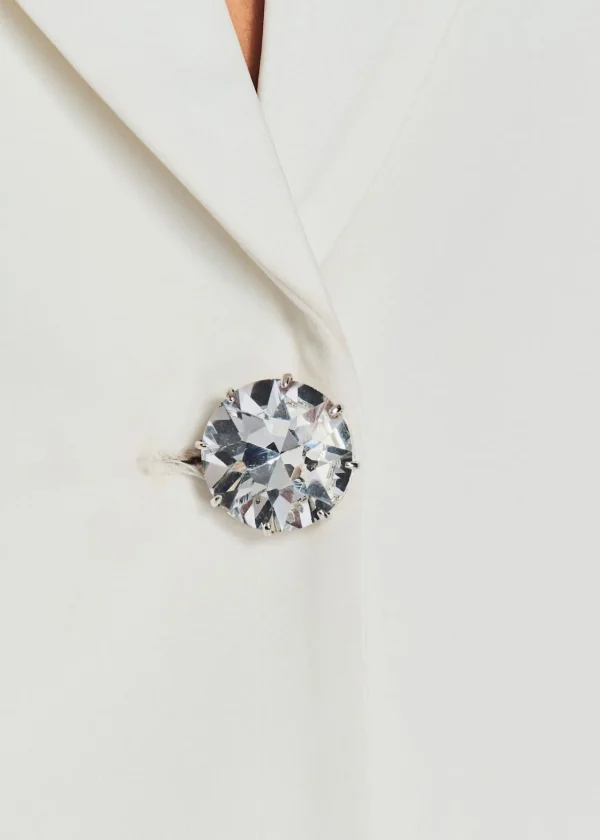 Rehearsal Dinner*Retrofete Bentley Blazer White