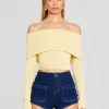 Spring Knits*Retrofete Besty Top Butter