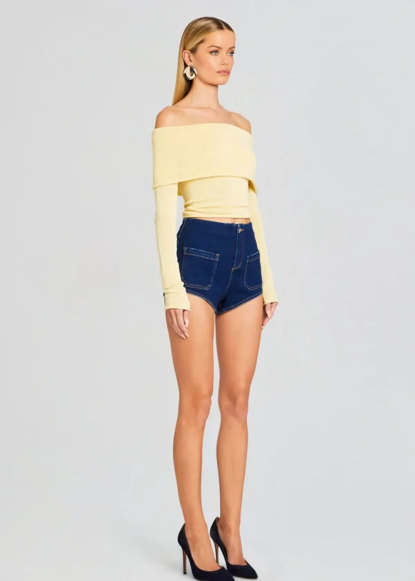 Spring Knits*Retrofete Besty Top Butter