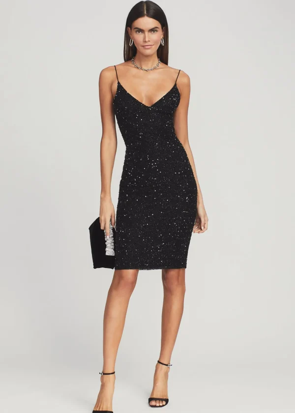 RETROFÊTE*Retrofete Billie Sequin Dress Black