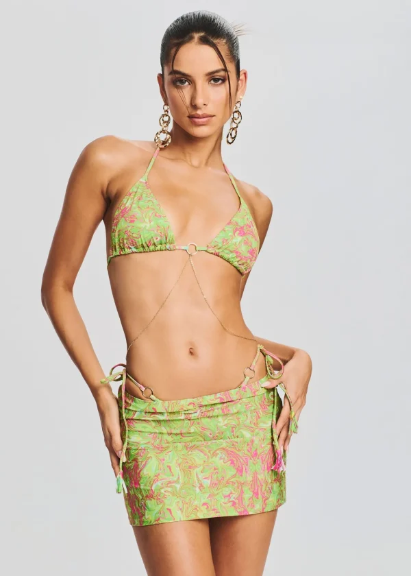Swim*Retrofete Billy Skirt Green Illusion