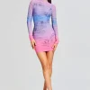 Mini*Retrofete Blake Short Dress Pink and Purple
