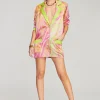 RETROFÊTE*Retrofete Blake Silk Blazer Tropical Palm