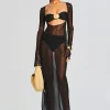 Maxi*Retrofete Blanca Maxi Dress Black