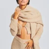 Outerwear*Retrofete Boucle Scarf Beige