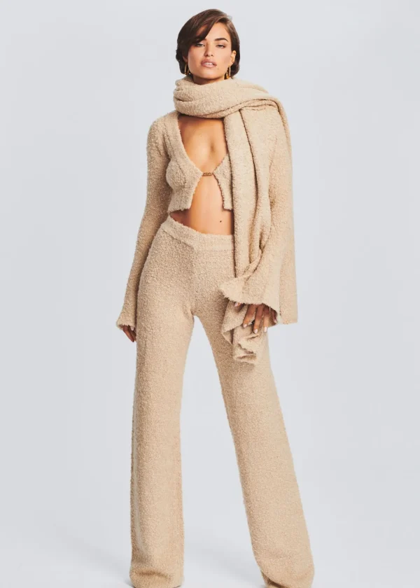 Outerwear*Retrofete Boucle Scarf Beige