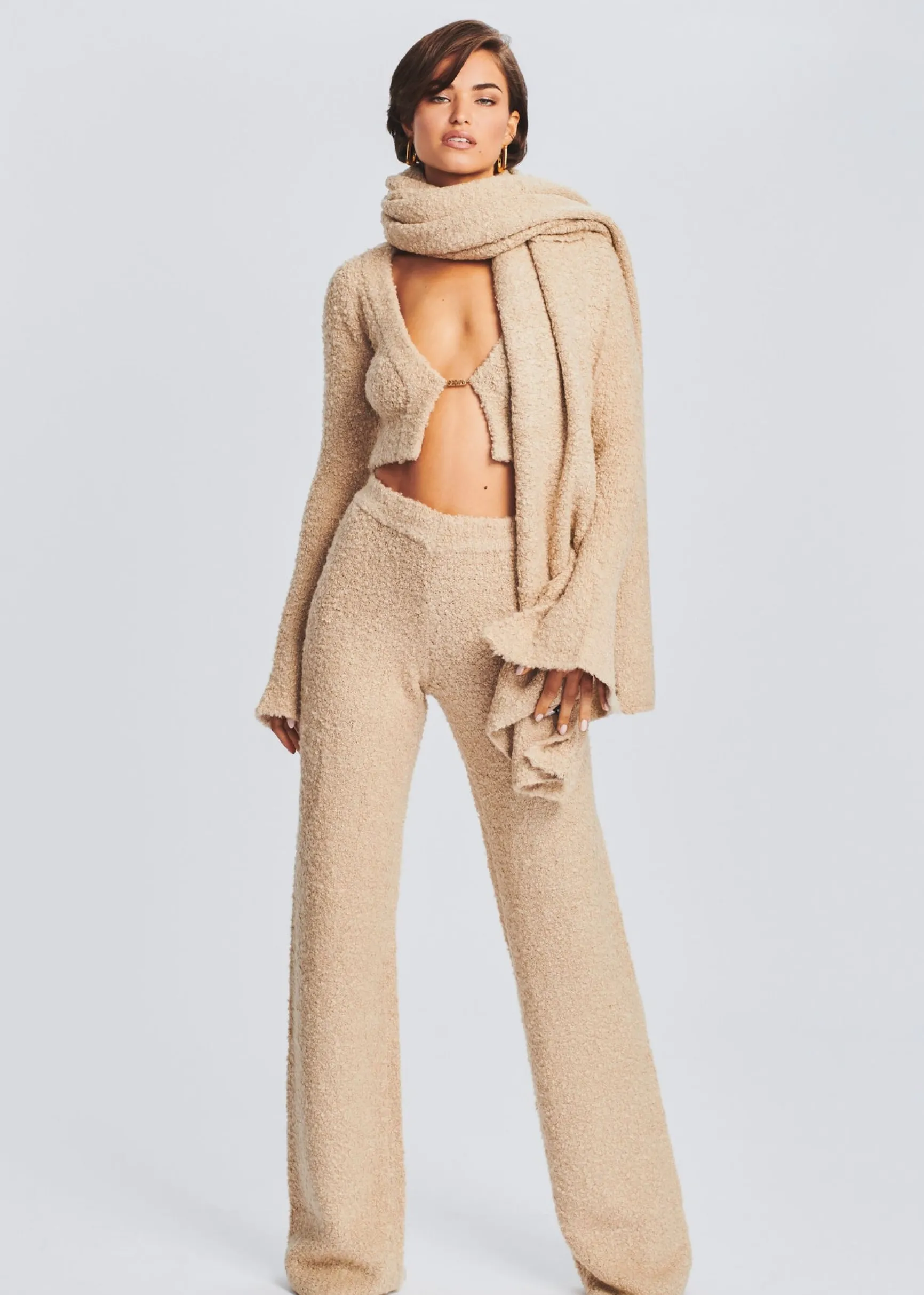 boucle_scarf_1.webp Accessories*Retrofete Boucle Scarf Beige