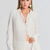 Business Chic*Retrofete Bree Shirt White
