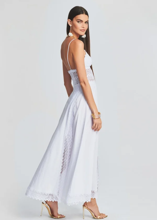 Bachelorette Party*Retrofete Brenda Long Dress White