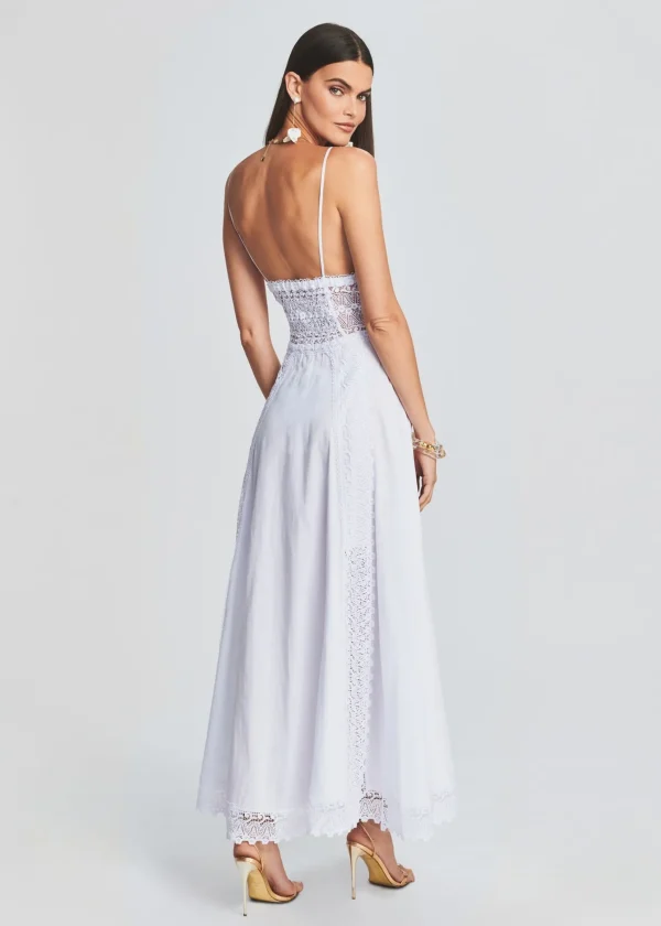 Bachelorette Party*Retrofete Brenda Long Dress White
