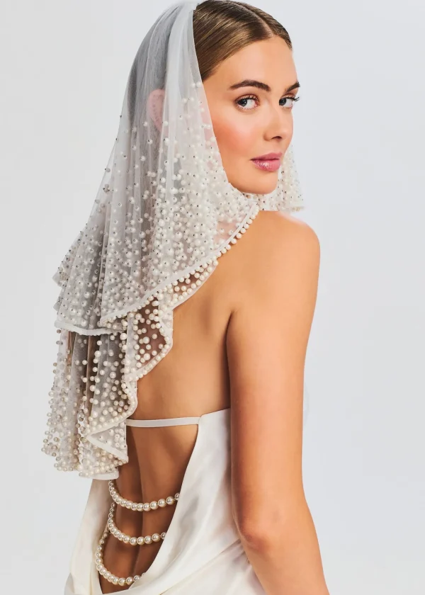 Accessories*Retrofete Bridgette Pearl Veil White