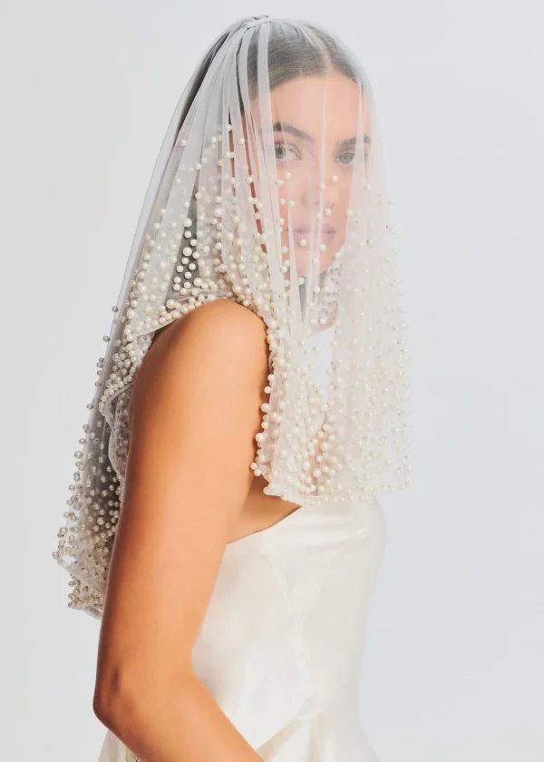 Accessories*Retrofete Bridgette Pearl Veil White