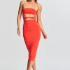 Midi*Retrofete Bristol Midi Dress Blood Orange