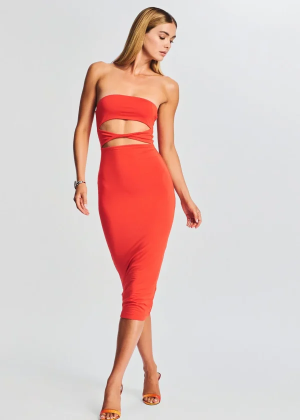 Midi*Retrofete Bristol Midi Dress Blood Orange