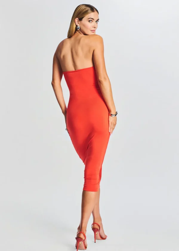 Midi*Retrofete Bristol Midi Dress Blood Orange