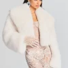 Outerwear*Retrofete Cadence Faux Fur Coat White
