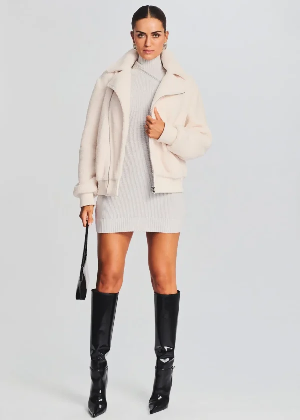 Jackets*Retrofete Caleb Teddy Jacket Cream