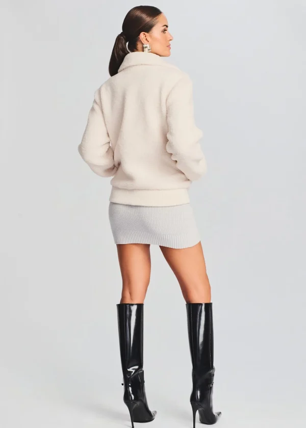 Neutral Moments*Retrofete Caleb Teddy Jacket Cream