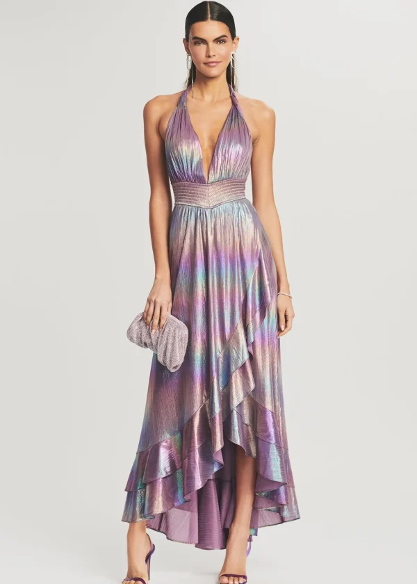 Guest Of*Retrofete Calico Dress Lilac Aurora
