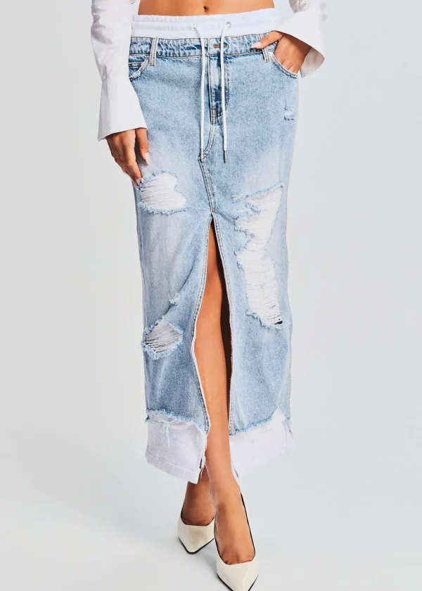 Bottoms*Retrofete Calla Maxi Skirt Tidal