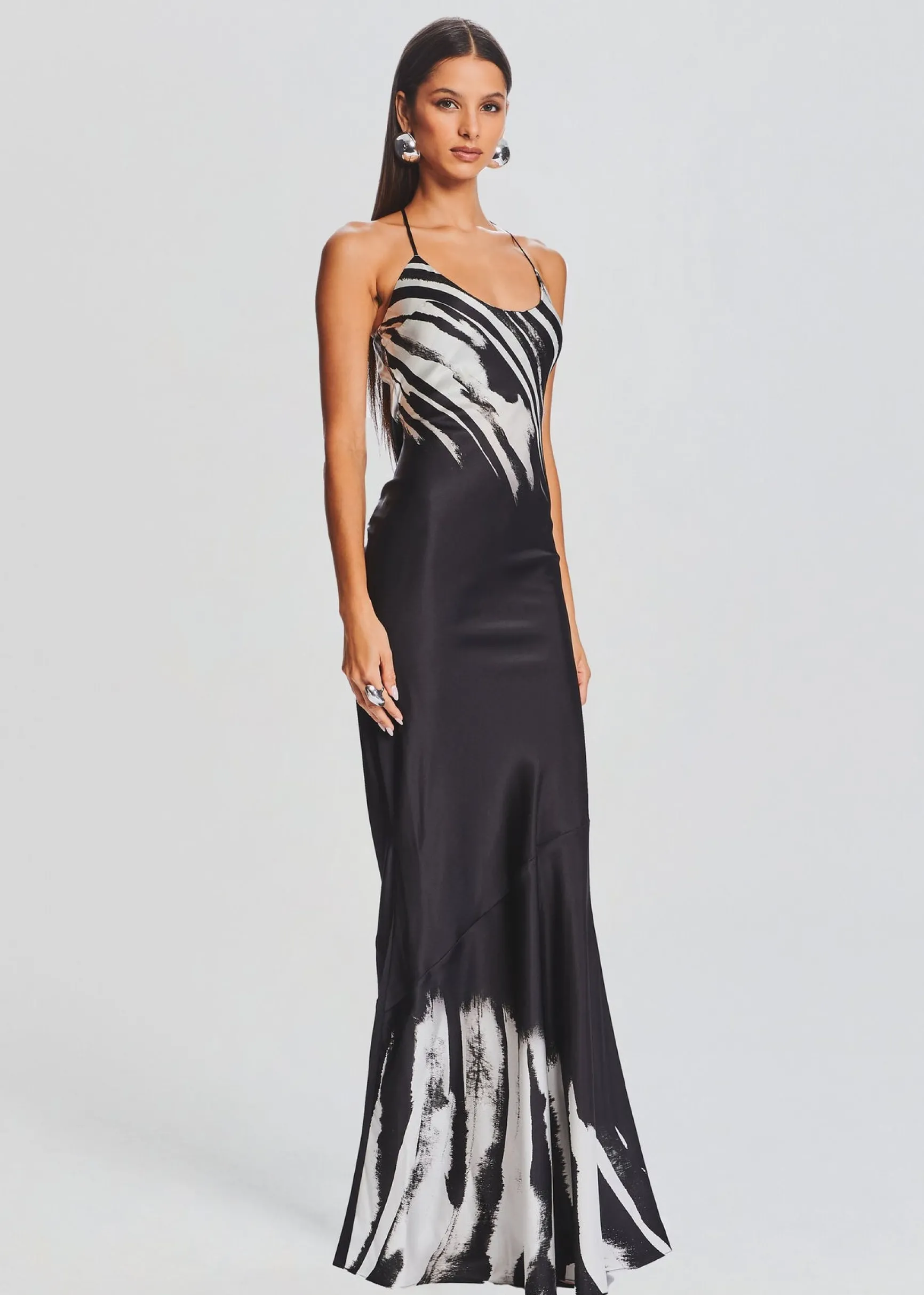 cami_silk_dress_2-1.webp RETROFÊTE*Retrofete Cami Silk Dress Zebra Ink Ombre