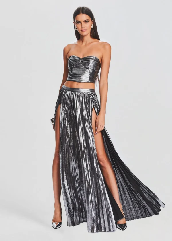 Guest Of*Retrofete Camrie Skirt Gunmetal