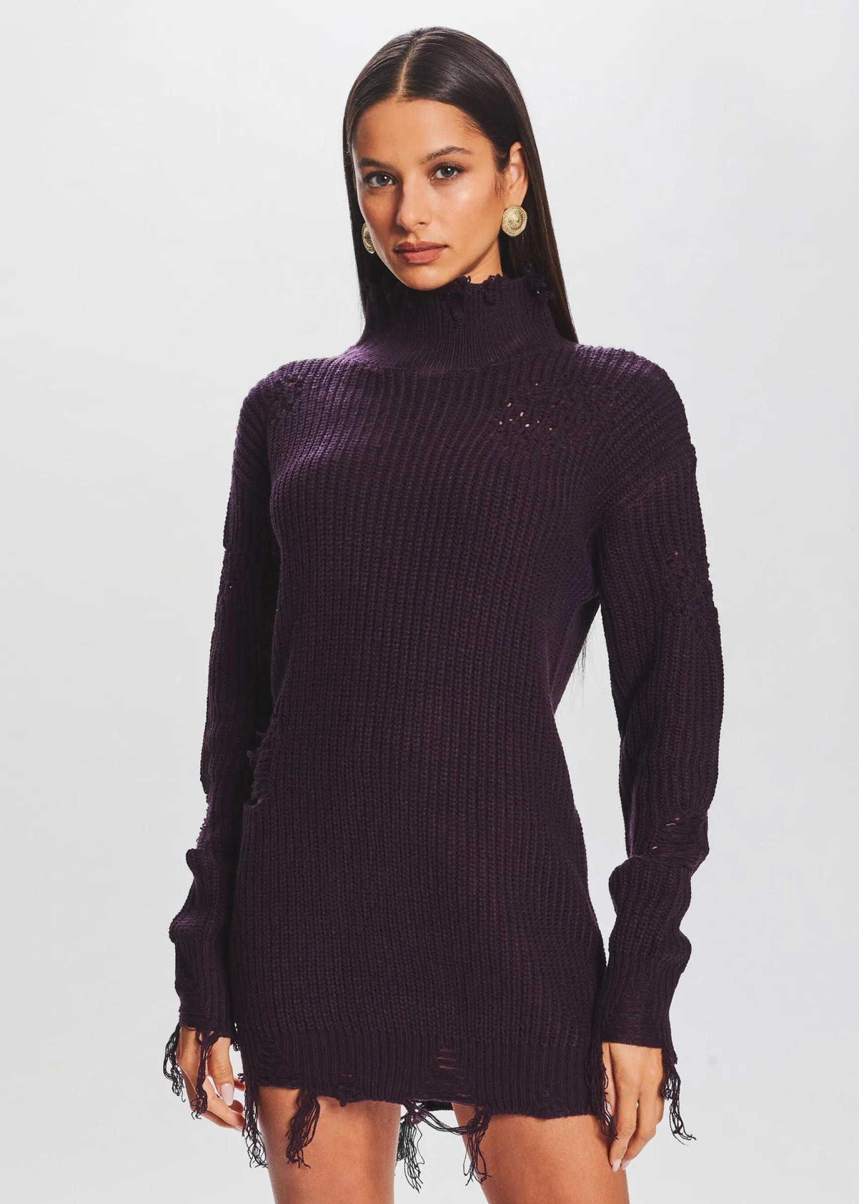 capala_sweater_dress_1.webp Spring Knits*Retrofete Capala Sweater Dress Eggplant