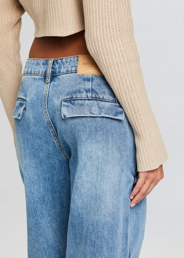 Bottoms*Retrofete Casey Denim Pant Oasis