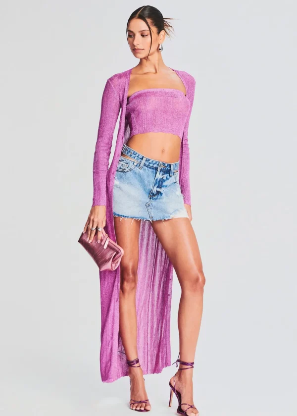Bottoms*Retrofete Cassia Denim Skirt Coastline