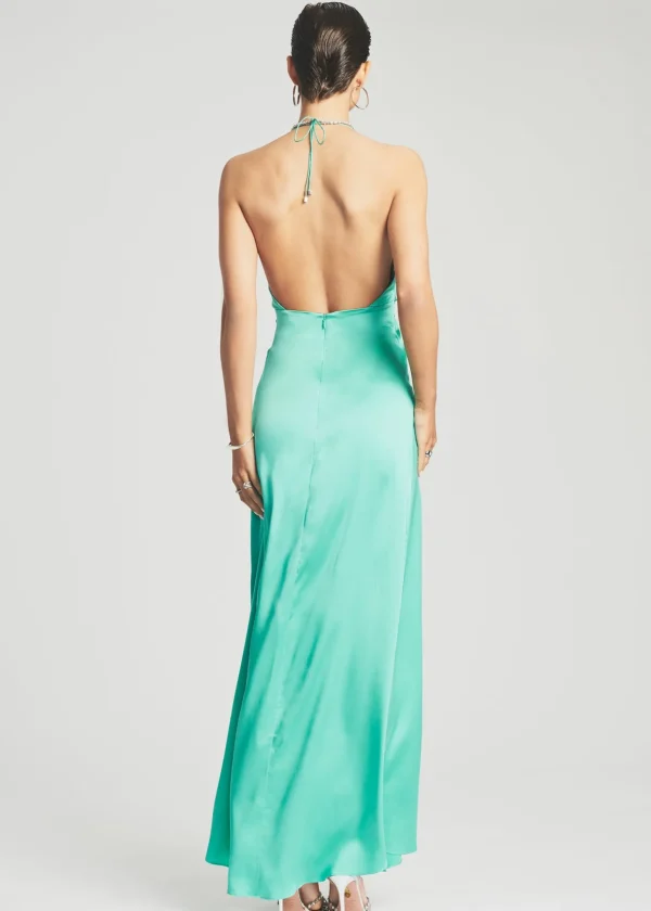 Dresses*Retrofete Ceres Silk Dress Turquoise