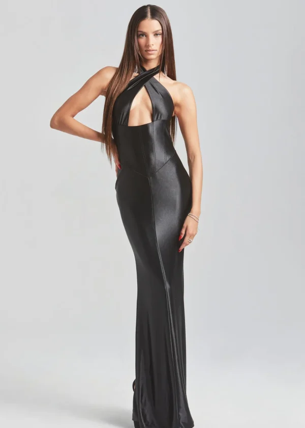 Subtle Shimmer*Retrofete Charity Dress Black