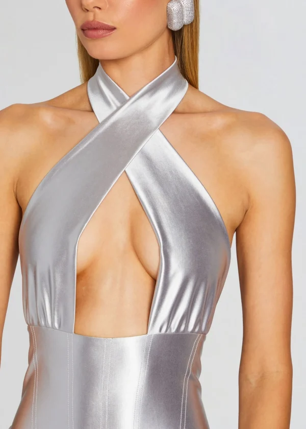 Resort '24*Retrofete Charity Dress Silver