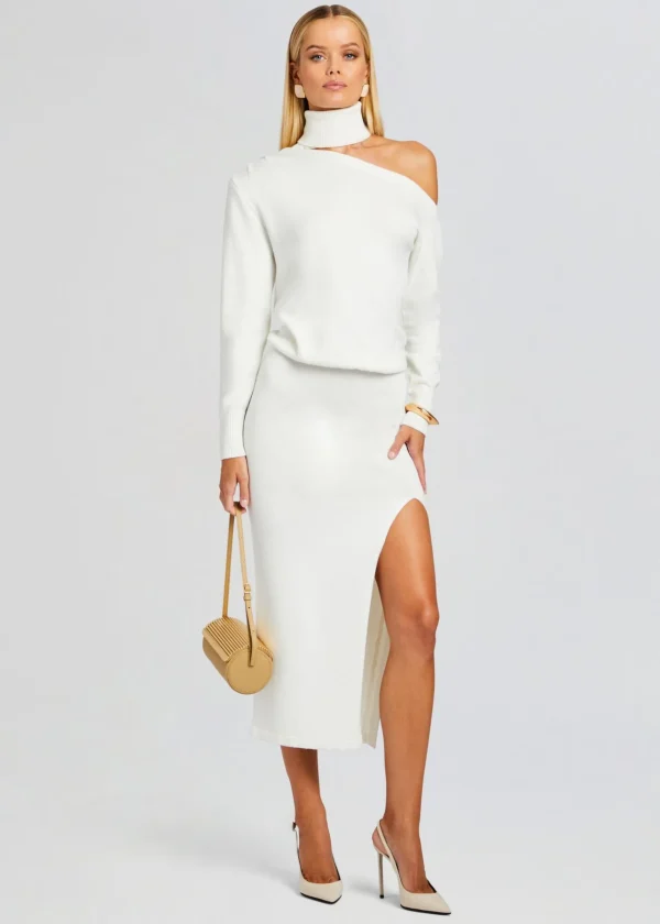 Midi*Retrofete Charlotte Dress White