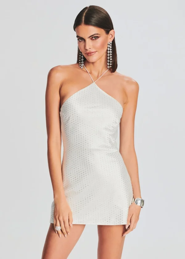 Honeymoon Looks*Retrofete Charmaine Dress White/Silver