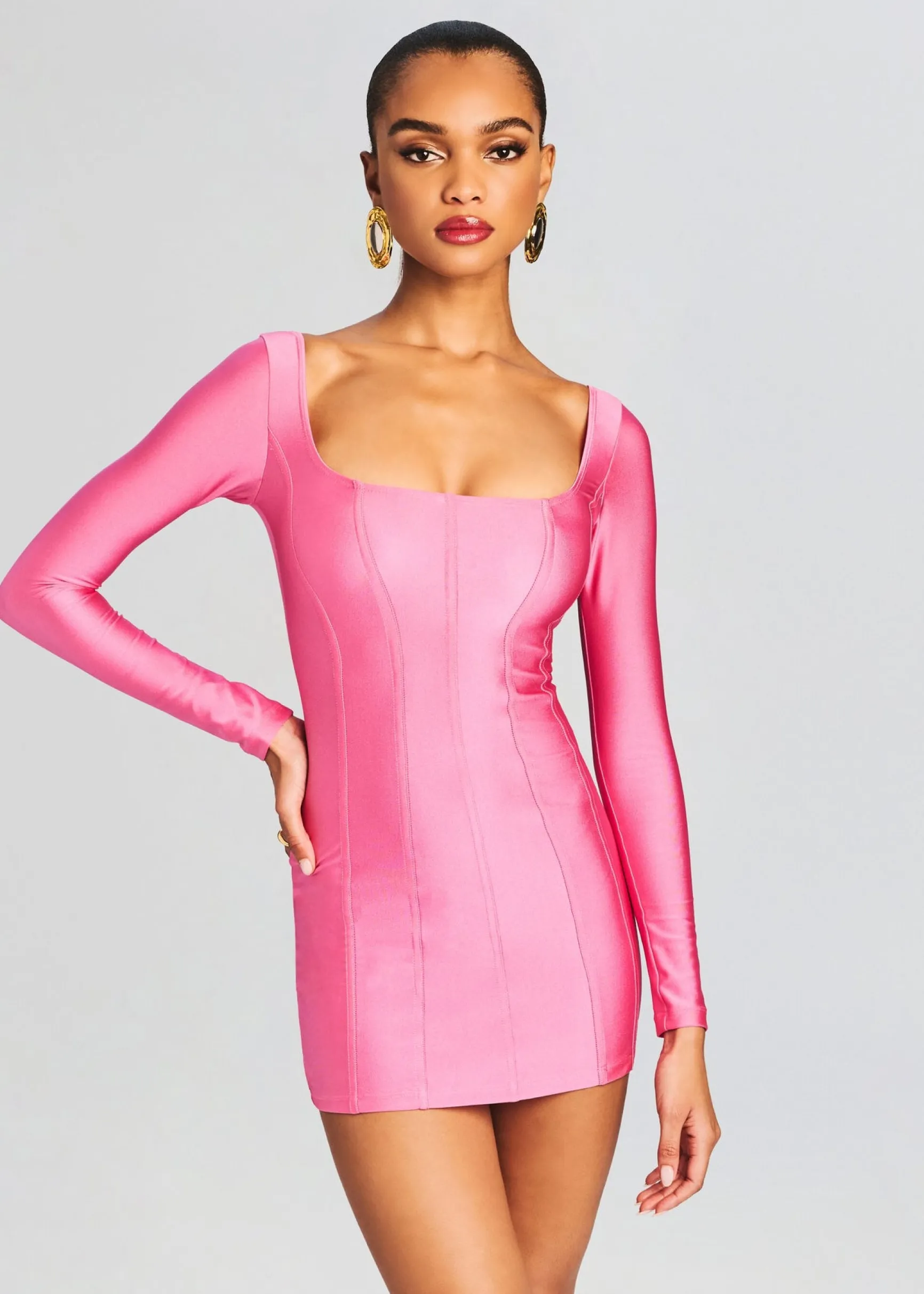 chiara_lycra_mini_dress_1-1.webp Resort '24*Retrofete Chiara Lycra Mini Dress Rose Blossom