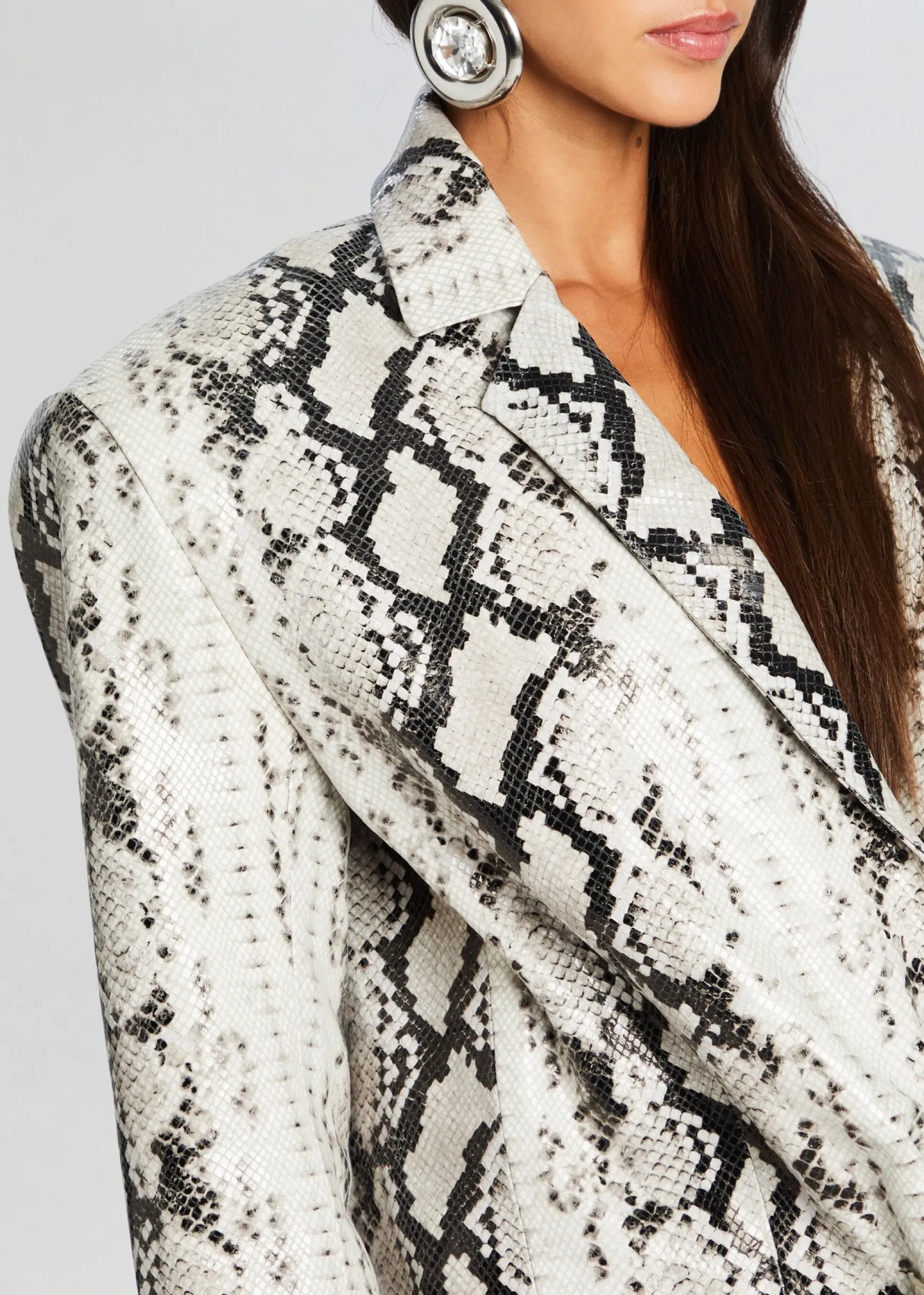 chloe_leather_blazer_1.webp RETROFÊTE*Retrofete Chloe Leather Blazer Neutral Snake