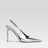 Night Out*Retrofete Cindy Slingback Heel Silver
