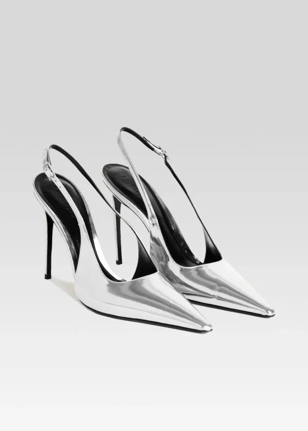 Coming Soon*Retrofete Cindy Slingback Heel Silver