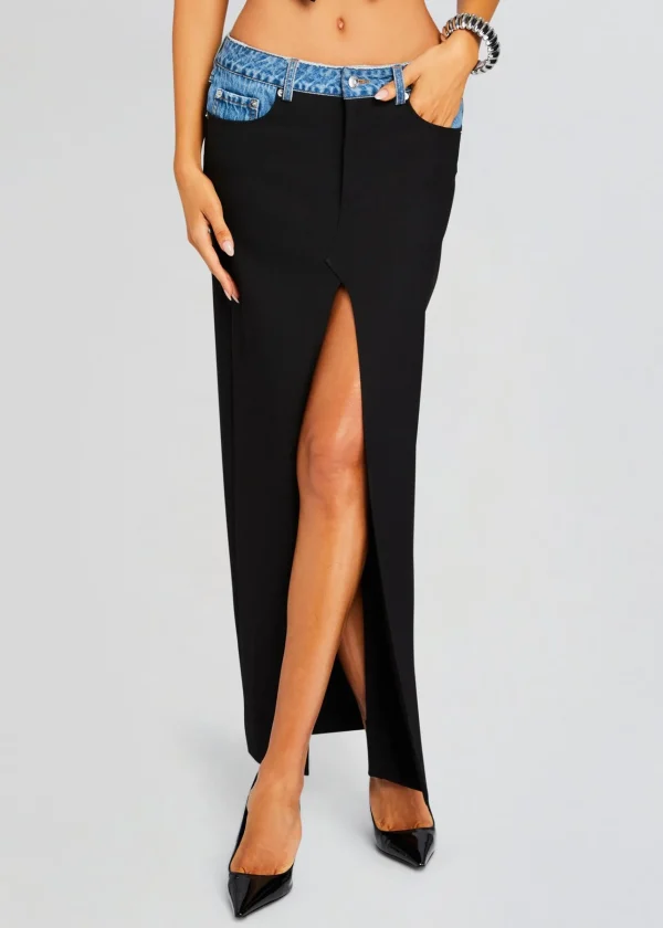 Coming Soon*Retrofete Clarette Skirt Black/River