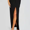 Business Chic*Retrofete Clarette Skirt Black/River