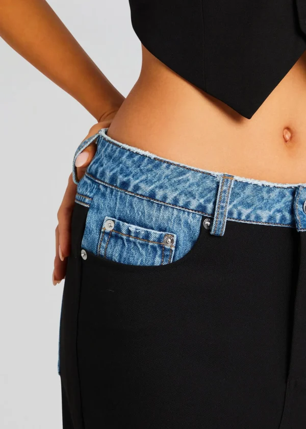 Denim*Retrofete Clarette Skirt Black/River