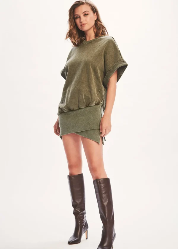 RETROFÊTE*Retrofete Coleen Dress Vintage Green