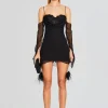 Guest Of*Retrofete Colette Dress Black
