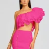 Resort '24*Retrofete Collyk Top Hot Pink