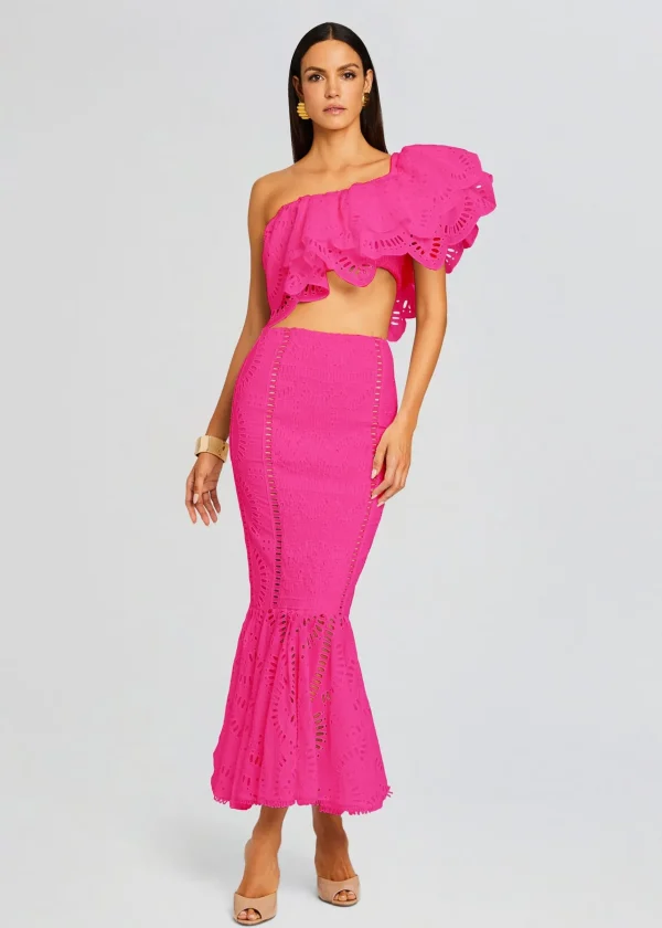 Tops*Retrofete Collyk Top Hot Pink