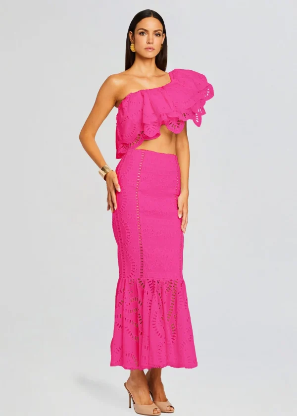 Resort '24*Retrofete Collyk Top Hot Pink