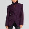 Business Chic*Retrofete Cosmo Blazer Eggplant