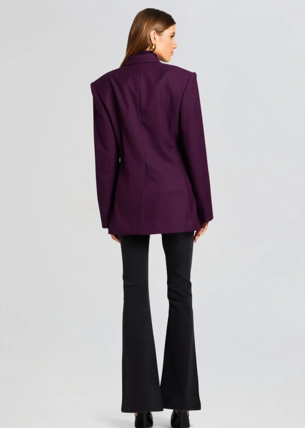 Jackets*Retrofete Cosmo Blazer Eggplant