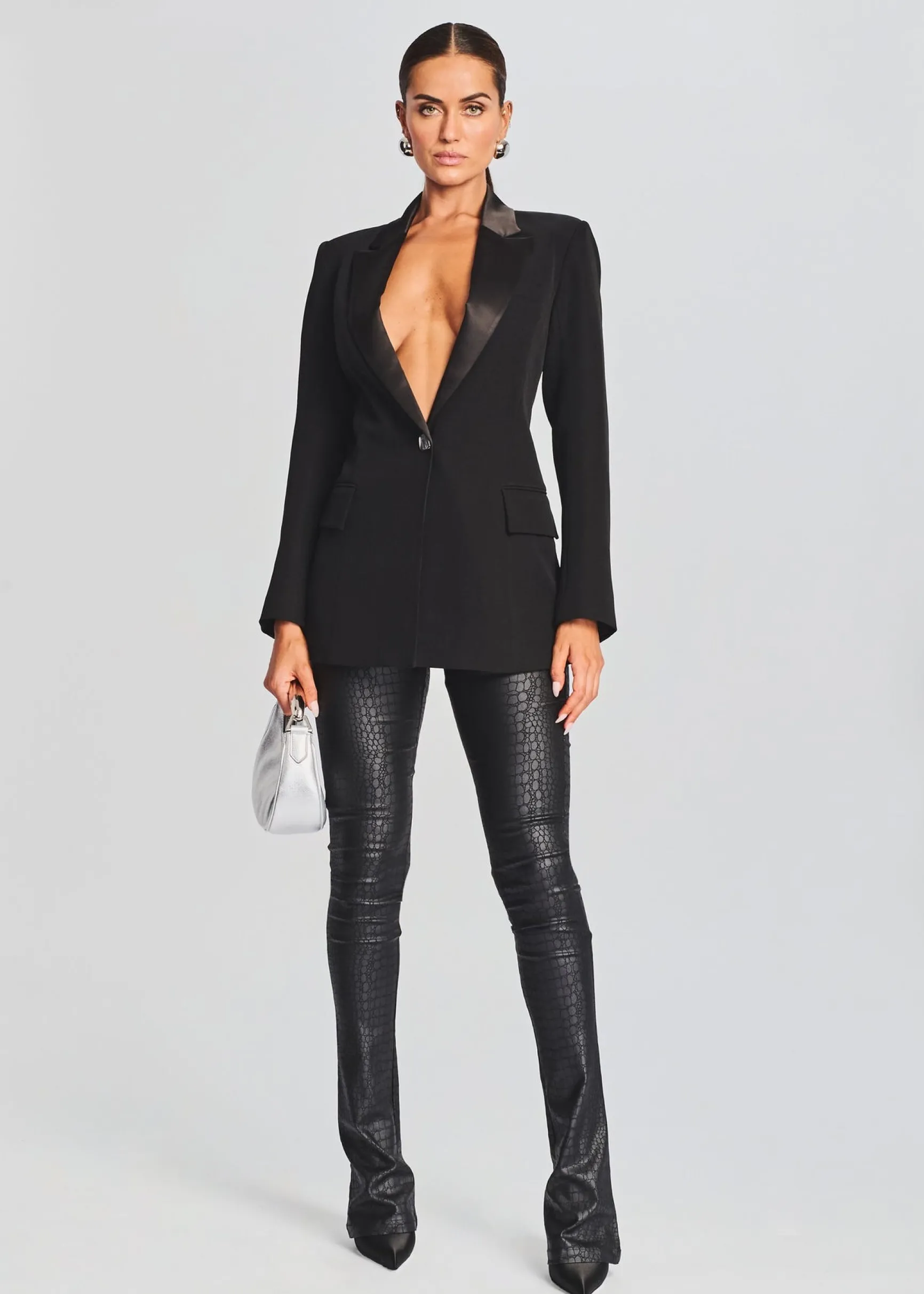 danica_coated_denim_pant_1.webp Best Sellers*Retrofete Danica Coated Denim Pant Gator